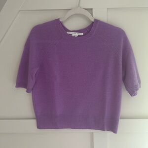 Beautiful orchid Veronica Beard cashmere sweater